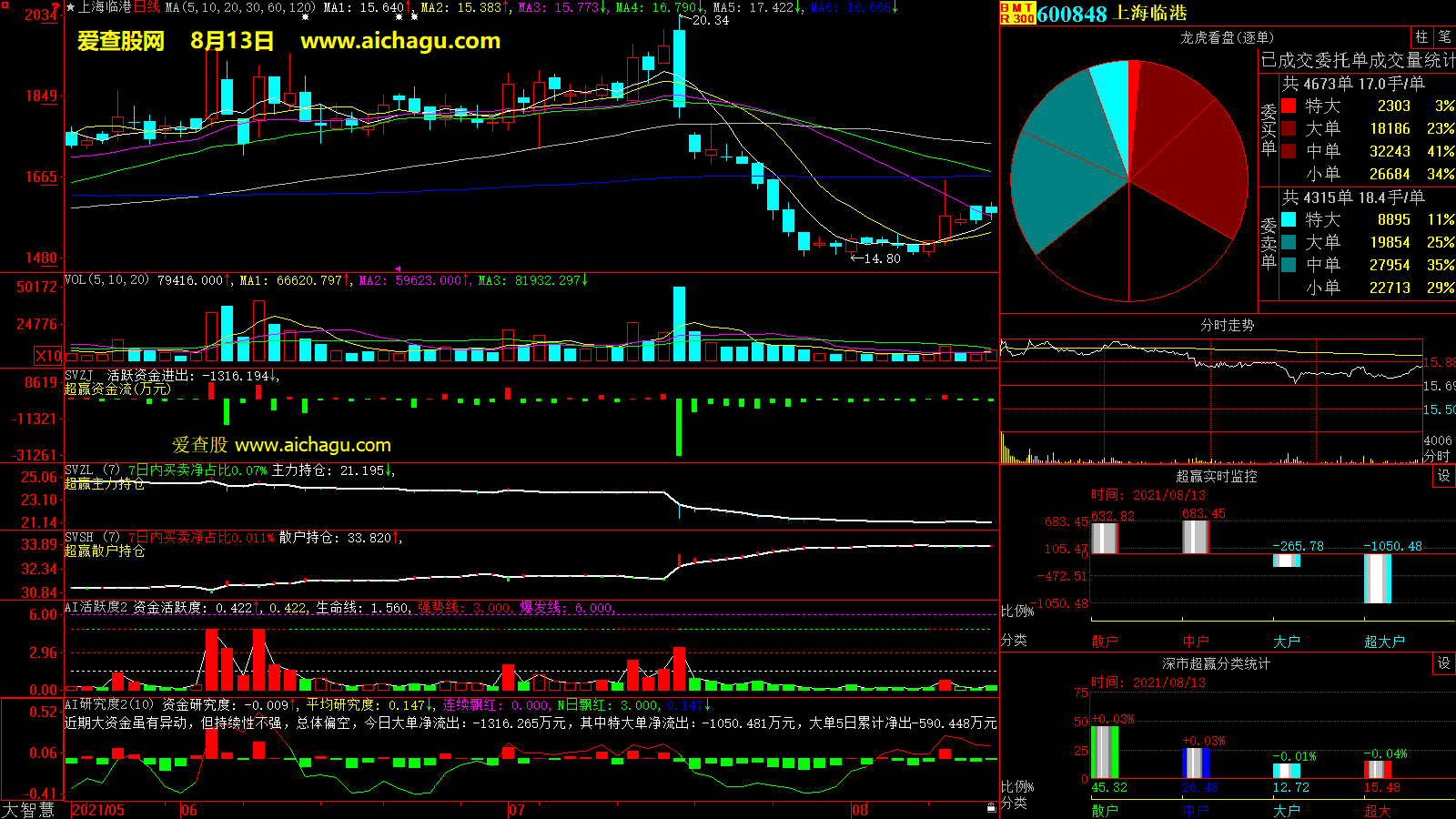 上海临港(600848)大智慧超赢数据