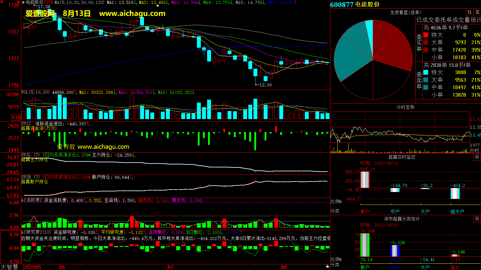 电能股份(600877)大智慧超赢数据