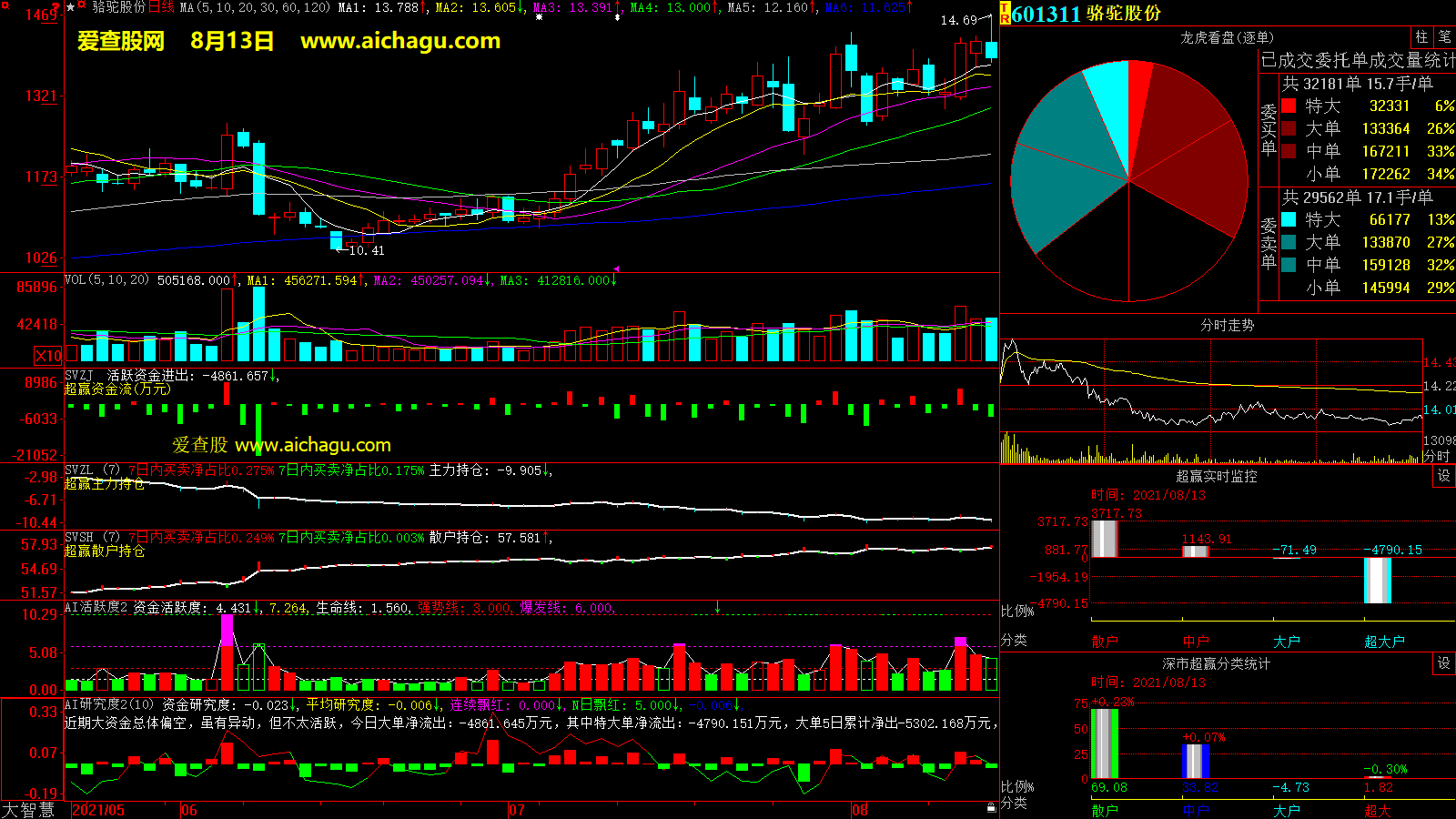 骆驼股份(601311)大智慧超赢数据