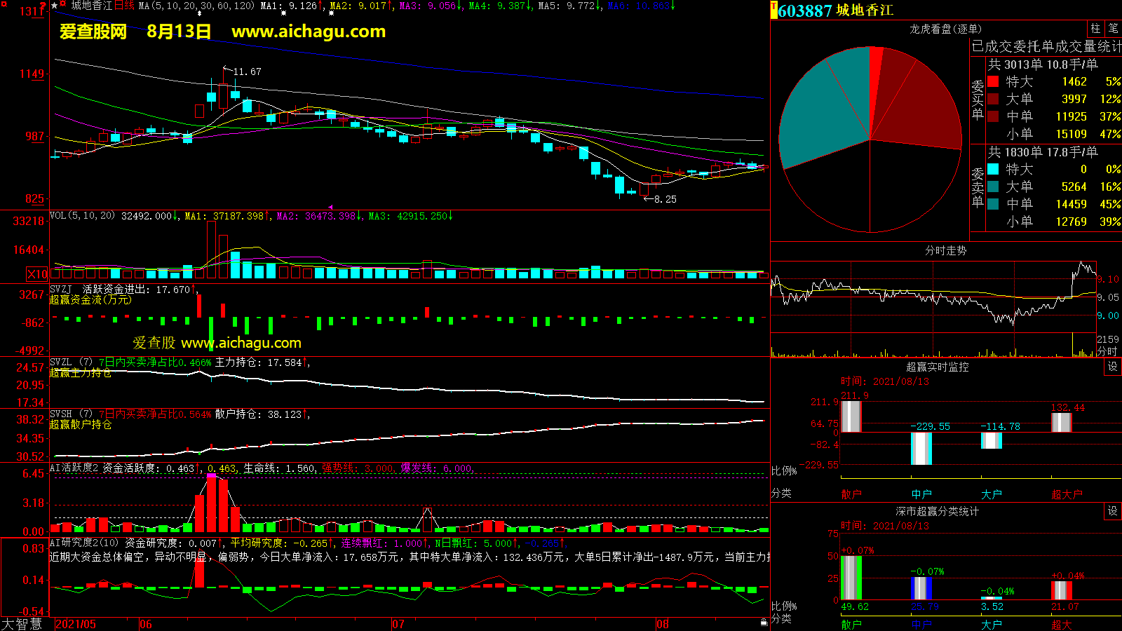 城地香江(603887)大智慧超赢数据