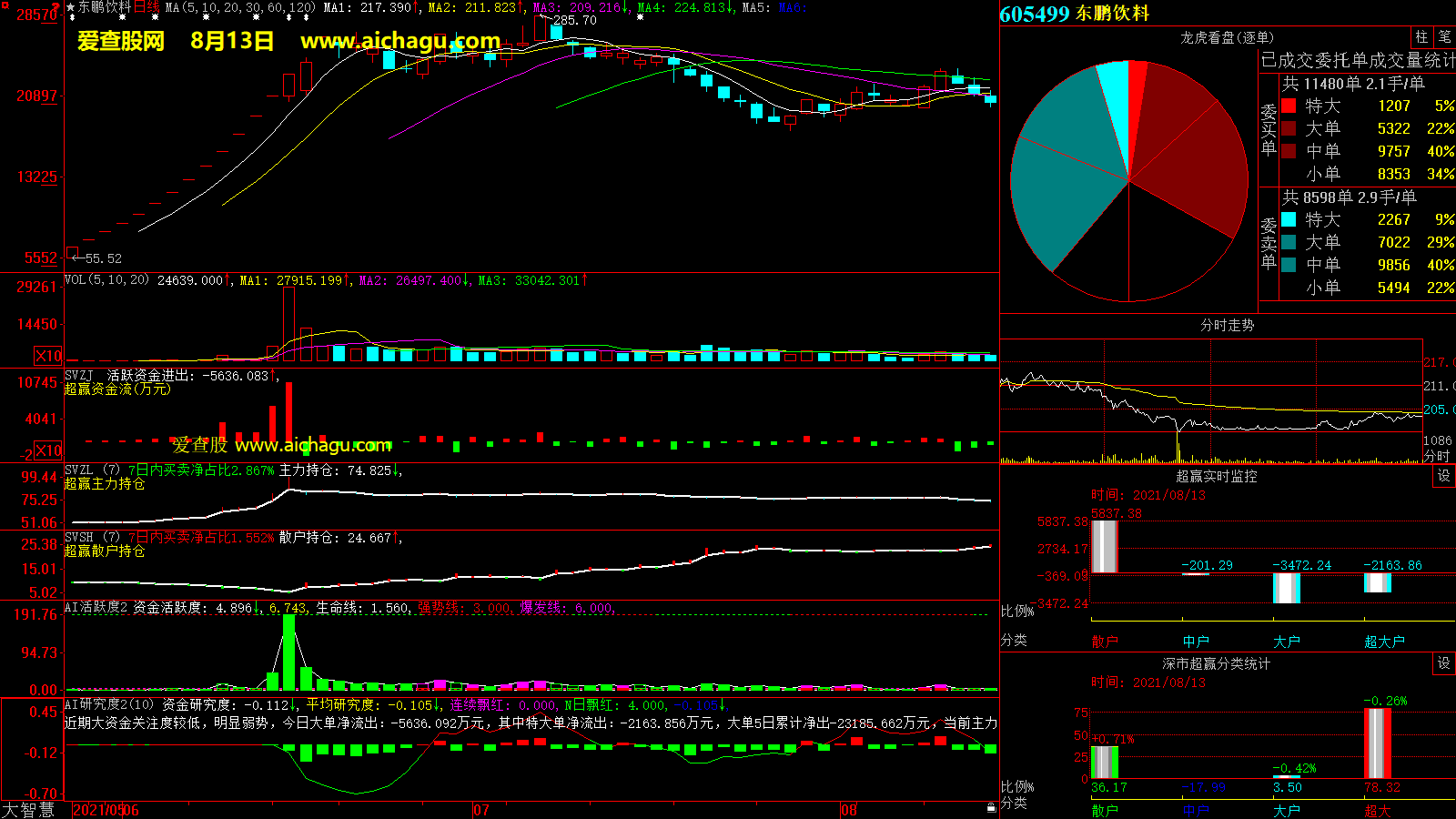 东鹏饮料(605499)大智慧超赢数据
